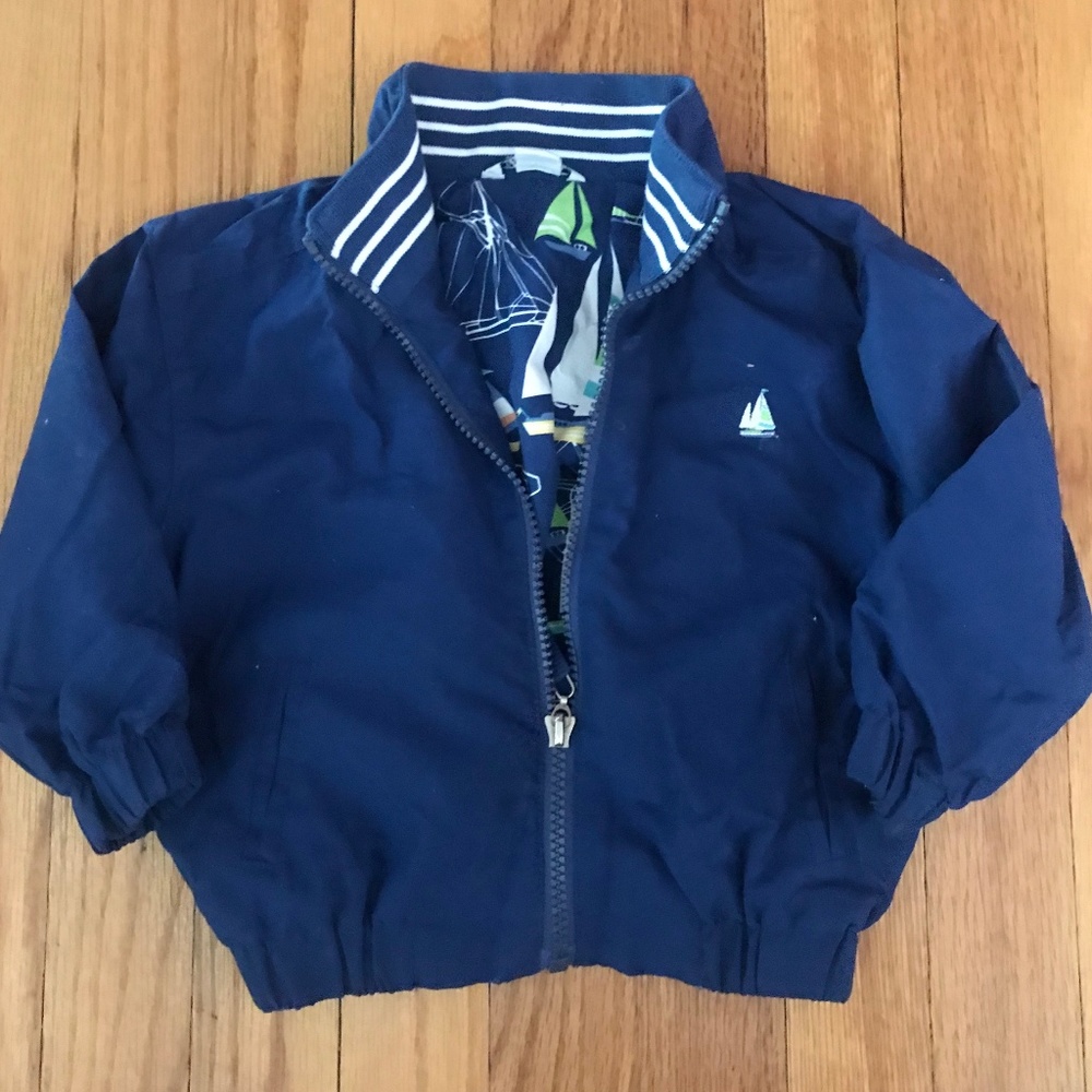 Hartstrings Kid's Vintage Polyester Blue Jacket